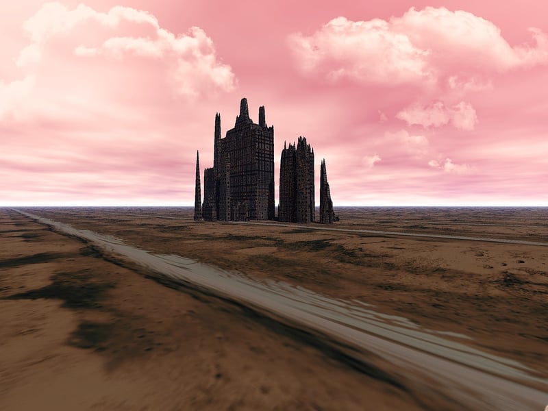 Future cityscape
